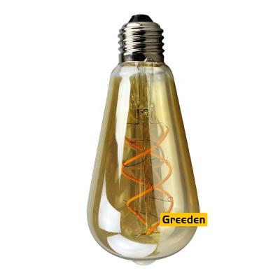 China Residential Antique Vintage Edison LED Bulb E26 E27 B22 LED Filament Bulbs CE ROHS GS Dimmable 2W 3W 4W 5W 6W 8W ST64 A60 G95 T45 T30 for sale