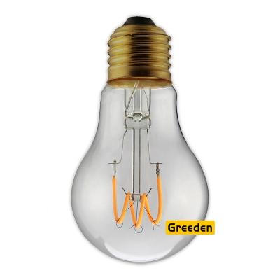 China Residential Antique A60 E27 Dimmable Edison Vintage Led Filament Lampara Light Bulb for sale