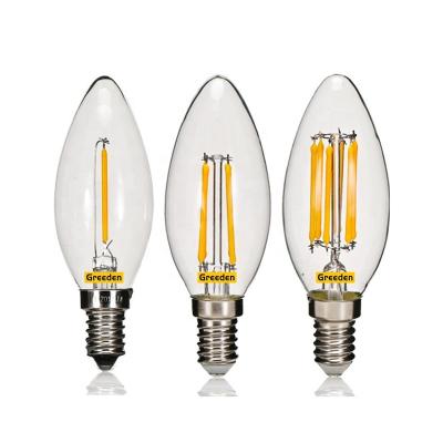 China 360 Degree Residential High Quality Warm White 2W 4W 6W Dimmable String Lighting Replacement LED Filament Bulbs Vintage Edison Lamp for sale