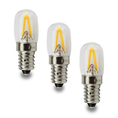 China 1W 2W T20 ST26 E14 E12 Vintage Filament Residential Style Led Fridge Light Bulb for sale