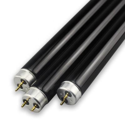 China 365nm Black Light Tube UVA T8 40W 36W 30W 20W 18W 15W 10W UV BLB Fluorescent Black Light Blue Light Straight for sale