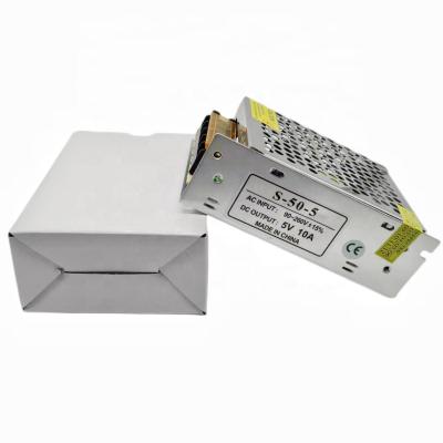 China LED Lighting Driver Durable useful regulated 220V to 5v dc converter 5v 10a 50w dc switch mode switching power supply for sale