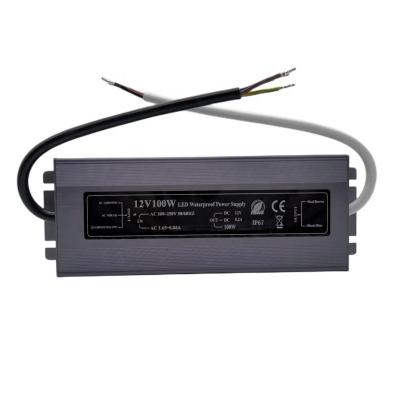 China LED Lighting Driver Waterproof Switching Power Supply Indoor or Outdoor  IP67 12V 8.3A 100W Led Driver for sale