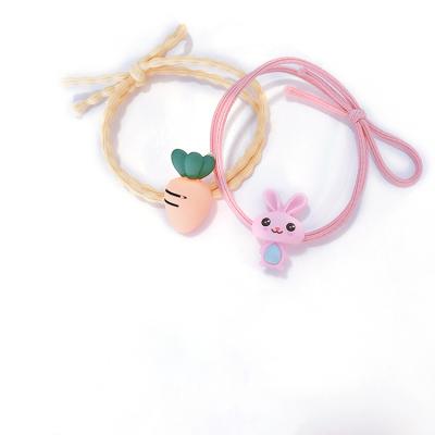 China New Small Fresh Fruit Hair Set Durable Cute Strawberry Elastic Band Small Animal Head Jewelry Rope for sale