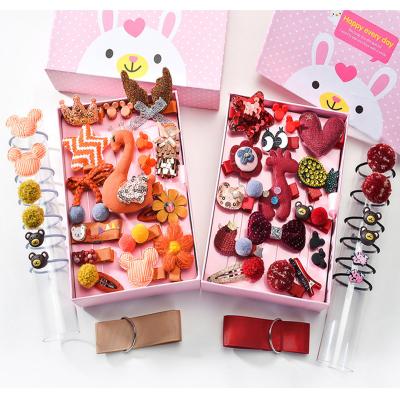 China Fashional Pretty 2022 New Styles Cloth Korean Costume Cute Baby Set Children Kids Hair Accessories Set for sale