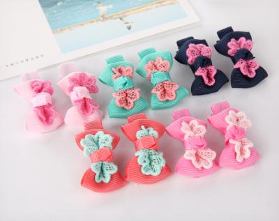 China Eco-friendly Kids Promotional Accessories Cute Bow Hairpins Hair Clips Fashion Babies Hair Clip for sale