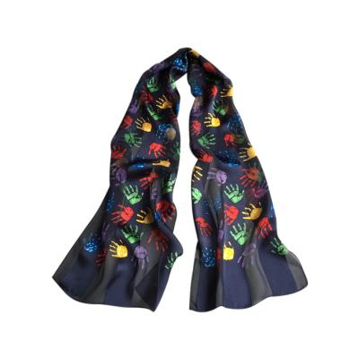 China Newest square design square scarf hajabs fashion silk square scarf with high quality for sale