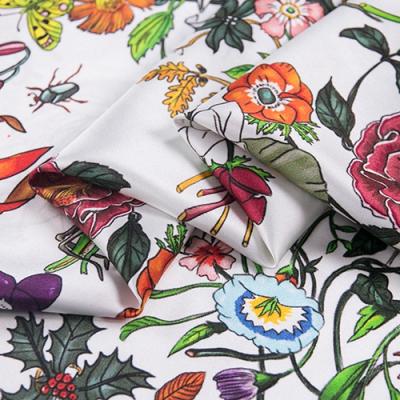 China 25mm Satin Silk Fabric Viable Silk Fabric 140cm Digital Printing for sale