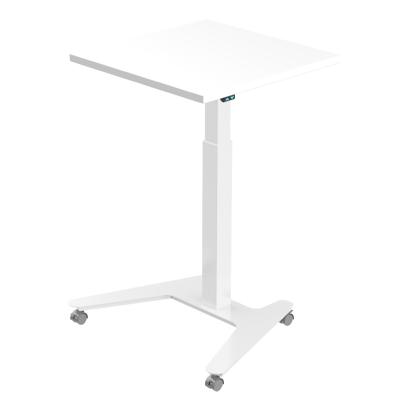 China (Height)Adjustable PU Rolls Table Portable Office Table Mobile Study Table for sale