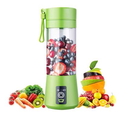 China Multifunctional Portable Juicer Blender for Smoothies Customizable Shakes and 6 Blades Ice Crush USB Rechargeable Mini Fruit Blender for sale