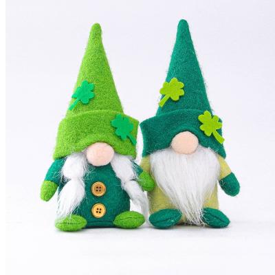 China Hot Selling Irish Gnomes Toy Irish Festival Plush FABRIC St Patricks Day Plush Stuffed Home Ornaments Festival for sale