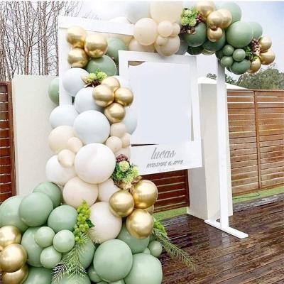 China Latex Party Balloon Kit Double Stuffed Double Dusty Rose Gold Balloon Garland for Wedding Birthday Drops Party Decoration Supplies for sale