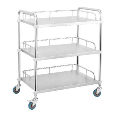 China Hospitals Medical Durable Steel Medical Trolley For Use for sale