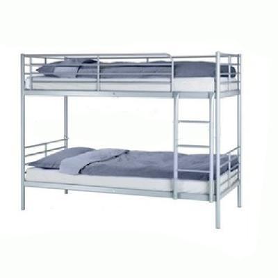 China Sustainable& Strong Youth Hostel Double Wrought Iron Bed / Bunk Bed for sale