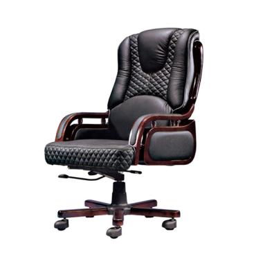 China New good quality executive high back chair ergonomic computer chair/hot sale executive office wooden chair with competitive price for sale