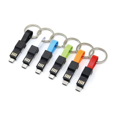 China Multifunctional MP3 / MP4 Player Three-in-One Short Fast Charging Magnetic USB Data Cable for sale