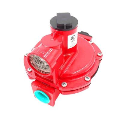 China Cast aluminum 3/4 DN20 low pressure lpg gas grill cylinder automatic pressure regulator for sale