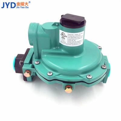 China Industry valve pressure regulator 10 psi lpg secondary pressure reducing regulator for propane for sale