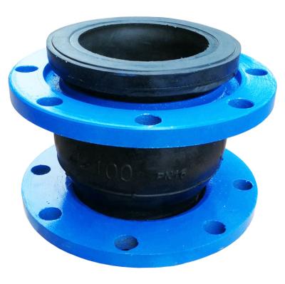 China Flexible Rubber Joint Flange Rubber Expansion Joint Double Flexible Sphere Join for sale