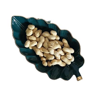 China European Nordic Ceramic Fruit Shape Leaf Shape Dish Tray Luxury Dried Fruit Dessert Tray Bowl for sale