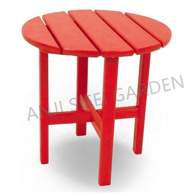 China Durable HDPE Table Adirondack Chair Plastic Side Tea Table for sale