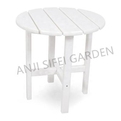 China Durable Plastic Round Tea Table Adirondack End Table for sale