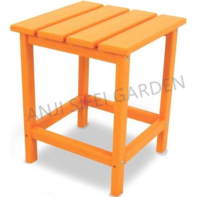 China Durable Outdoor HDPE Adirondack Square Side Table For Patio for sale