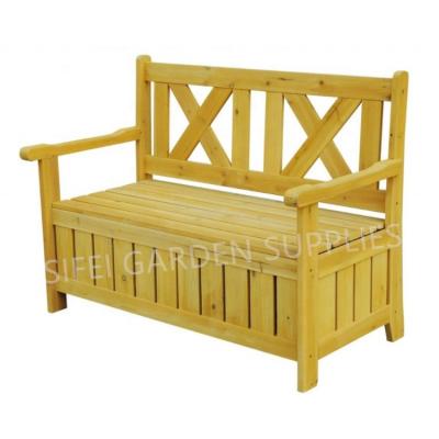 China Modern Waterproof Storage Bench Modern Outdoor Wooden Bench for sale