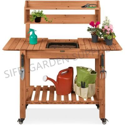 China CLASSIC Outdoor Garden Planter Table Slip Table Top Work Bench for sale