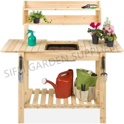 China CLASSIC Outdoor Garden Potting Bench Table Work Bench for sale