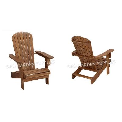 China Traditional Wooden Adirondack Chair Beach Chair Wood For Outdoor for sale