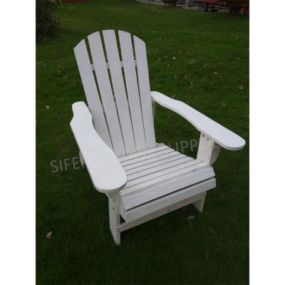 China Modern White Wooden Outdoor Garden Chairs Adirondack Chair for sale