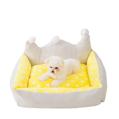 China Four Seasons Removable Nest Kennel Kennel Sustainable And Washable Universal Medium Small Cat Dog Bed for sale