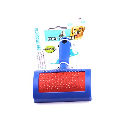 China Viable Factory Wholesale Pet Fur Care Hair Removal Brush Dogs and Cats Steel Needle Comb Steel Comb for sale