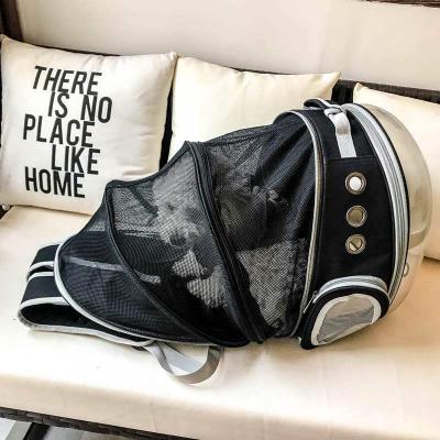 China Portable Clear Breathable Outdoor Travel Backpack Space Capsule Pet Carrier Pet Carrier Backpack for sale