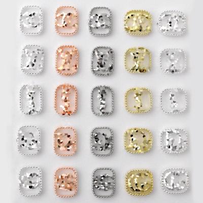 China Easy Apply Luxury Mixed Alloy Crystal Nail Art Decoration Branded Color Metal Nail Jewelry Logo Designer Charms Nail Ornaments for sale