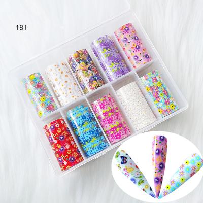 China New Hot Fashionable Colorful Animal Designer Nail Decoration Nail Art Transfer Snakeskin Nail Sticker Foil for sale