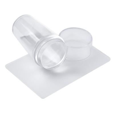 China Easy Apply New Clear Nail Gasket With Cover, Clear Grip Clear Gasket With Silicone Head for sale