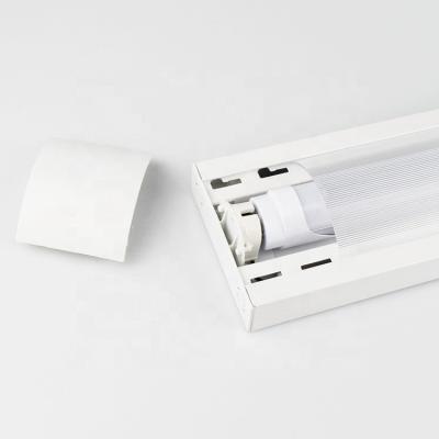 China Other Wholesale Iron Supermarket Desktop Factory Dustproof t8 Fish Tank Led Fluorescent Light Brackets for sale