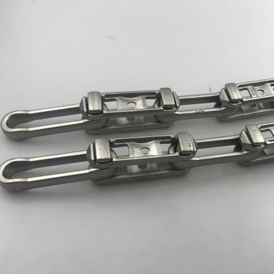 China Converyor Technics Stainless Steel Overhead Conveyor Chain For X348 X458 X678 Conveyors for sale