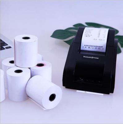 China POS machine ATM machine factory premium printing cash coreless thermal paper roll 57*50mm for sale