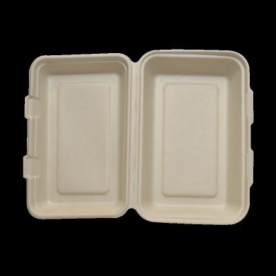 China Degradable Environmentally Friendly Waterproof White Lunch Box Lock Box 1000ml for sale