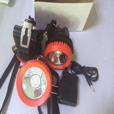 China KL11LM 8000 Lux Mining Tied Mining Safety Cap Lamp Coal Battery Light Brass Miner's Lamp for sale