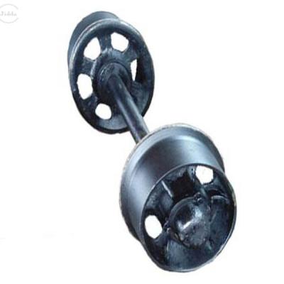 China Mining or Trolley 600mm Measuring Rail Mine Use Underground Mine Railway Wheel Assembly For Sale for sale