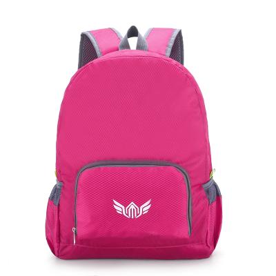 China New Logo China Wholesale Foldable Outdoor Oxford Backpack Custom Made 2020 Waterproof for sale