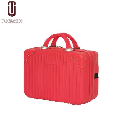 China 2020 Trending Travel Product Factory Price 14 Inch ABS Women Cosmetic Bag for sale