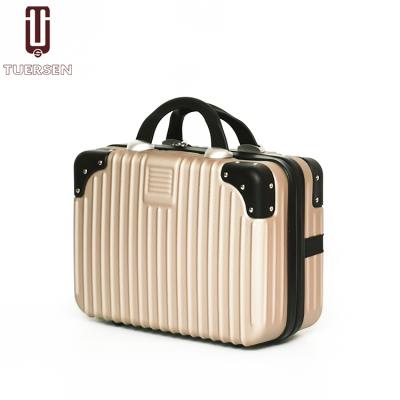 China 2020 Fashion Hot Selling 14 Inch Personalized Beauty ABS Travel Cosmetic Bag for sale