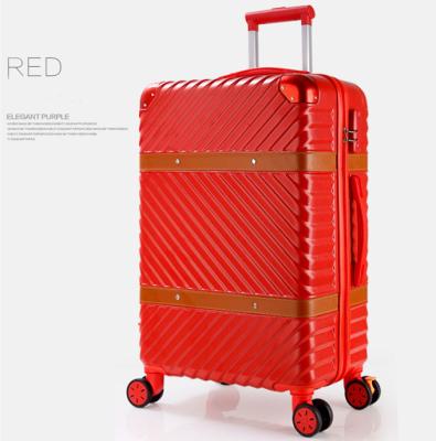 China Fashon Design Luxury Lightweight ABS+PC Luggage Suitcases Outdoor Luggage Moving Set For Sale for sale