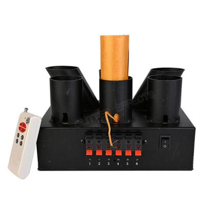 China ELT06R Wireless Fireworks Firing System 6 Cue Fan Shape For Stage Effect for sale