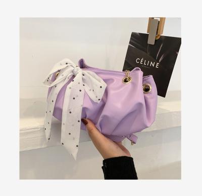 China Fashion niche design pleated chain bag armpit female 2022 spring and summer all-match personality one shoulder messenger hand carry SM for sale